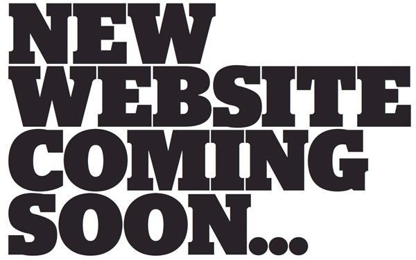 New website coming soon!